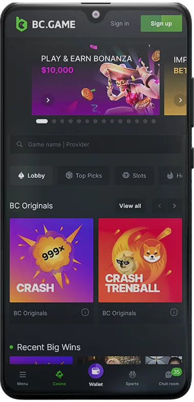 BC Game Android app